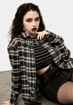 MET1 Seattle Check Shirt -Womens Clothing Sales AW21M07M SEATTLE MIX CHECK SHIRT 011 800x