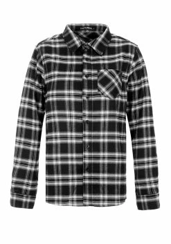 MET1 Seattle Check Shirt -Womens Clothing Sales AW21M07M Seattle Mix Check Shirt 01 800x