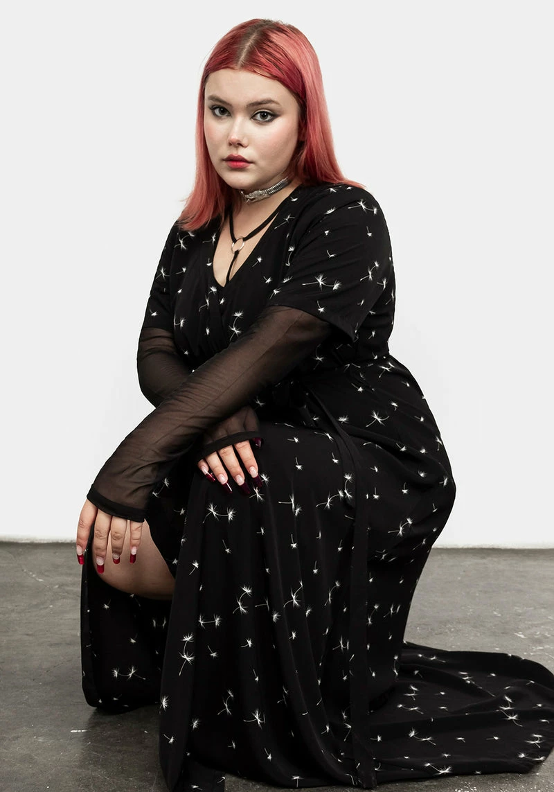 MET1 Blithe Maxi Wrap Floral Dress 5 MET1 Blithe Maxi Wrap Floral Dress - Image 5