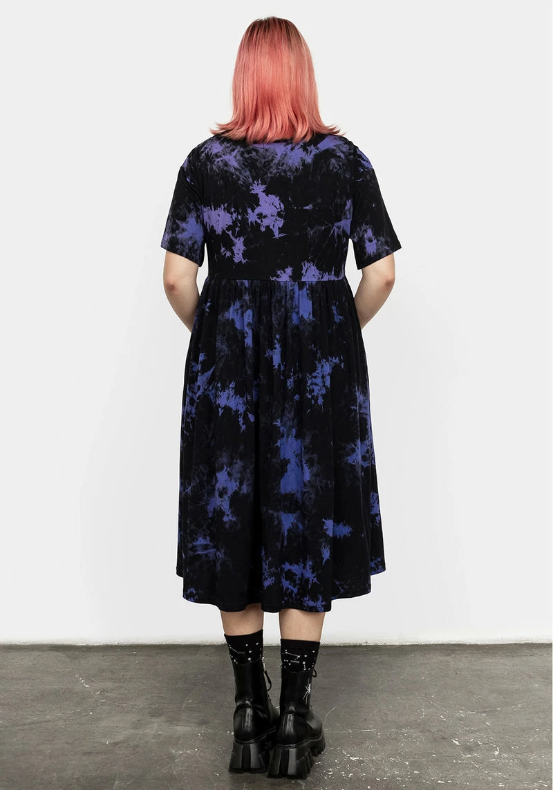 MET1 Purple Haze Midi Skater Dress 3 MET1 Purple Haze Midi Skater Dress - Image 3