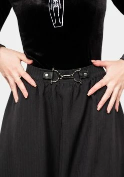 MET1 Haunted Midaxi Herringbone Skirt -Womens Clothing Sales AW21M290 HAUNTED MIDAXI HERRINGBONE SKIRT 008 800x