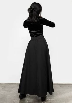 MET1 Haunted Midaxi Herringbone Skirt -Womens Clothing Sales AW21M290 HAUNTED MIDAXI HERRINGBONE SKIRT 009 800x