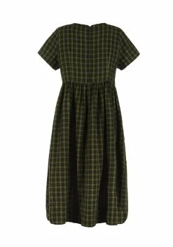 MET1 Terra Gingham Midi Smock Dress -Womens Clothing Sales AW21M296 Terra Gingham Midi Smock Dress D2 800x