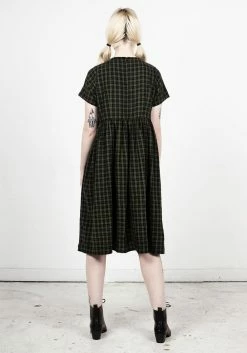 MET1 Terra Gingham Midi Smock Dress -Womens Clothing Sales AW21M296 Terra Gingham Midi Smock Dress 025 800x