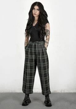 MET1 Bittersweet Check Pants -Womens Clothing Sales AW21M307 BITTERSWEET CHECK PANTS 001 800x
