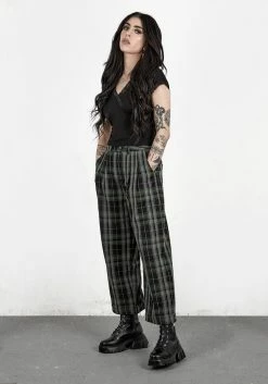 MET1 Bittersweet Check Pants -Womens Clothing Sales AW21M307 BITTERSWEET CHECK PANTS 002 800x