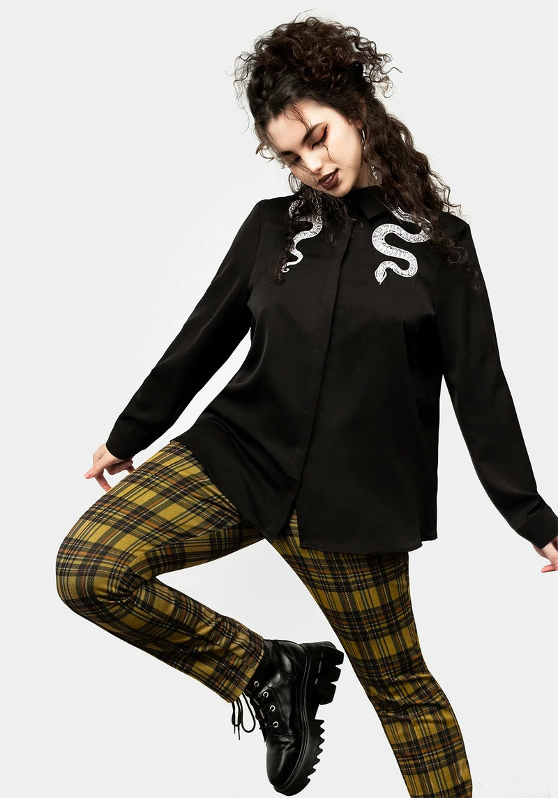 MET1 Slither Embroidered Snake Shirt 5 MET1 Slither Embroidered Snake Shirt - Image 5