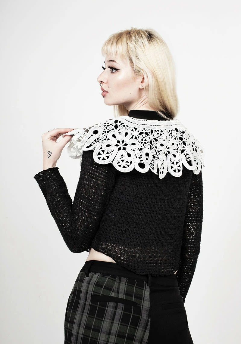 MET1 Slither Collar Cardigan 2 MET1 Slither Collar Cardigan - Image 2