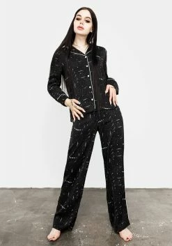 MET1 Celestial Pyjama Shirt Top -Womens Clothing Sales AW21M434 CELESTIAL PYJAMA SHIRT TOP 001 800x