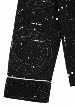 MET1 Celestial Pyjama Shirt Top -Womens Clothing Sales AW21M434 Celestial Pyjama Shirt Top D 1 800x