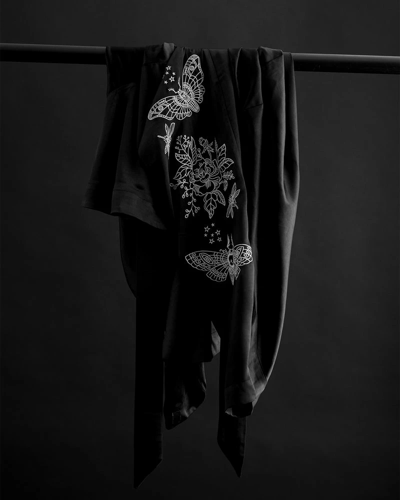 MET1 Deathmoth Embroidered Kimono 10 MET1 Deathmoth Embroidered Kimono - Image 10