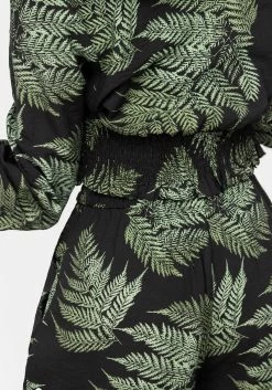 MET1 Fern Flowy Sleeve Top -Womens Clothing Sales AW21M439 FERN FLOWY SLEEVE TOP 006 800x