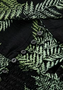 MET1 Fern Flowy Sleeve Top -Womens Clothing Sales AW21M439 FERN FLOWY SLEEVE TOP D5 800x