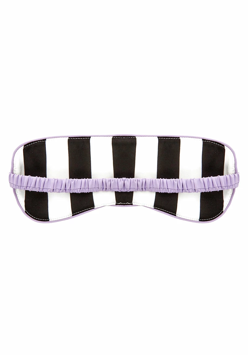 MET1 Beetle Striped Sleep Mask 4 MET1 Beetle Striped Sleep Mask - Image 4
