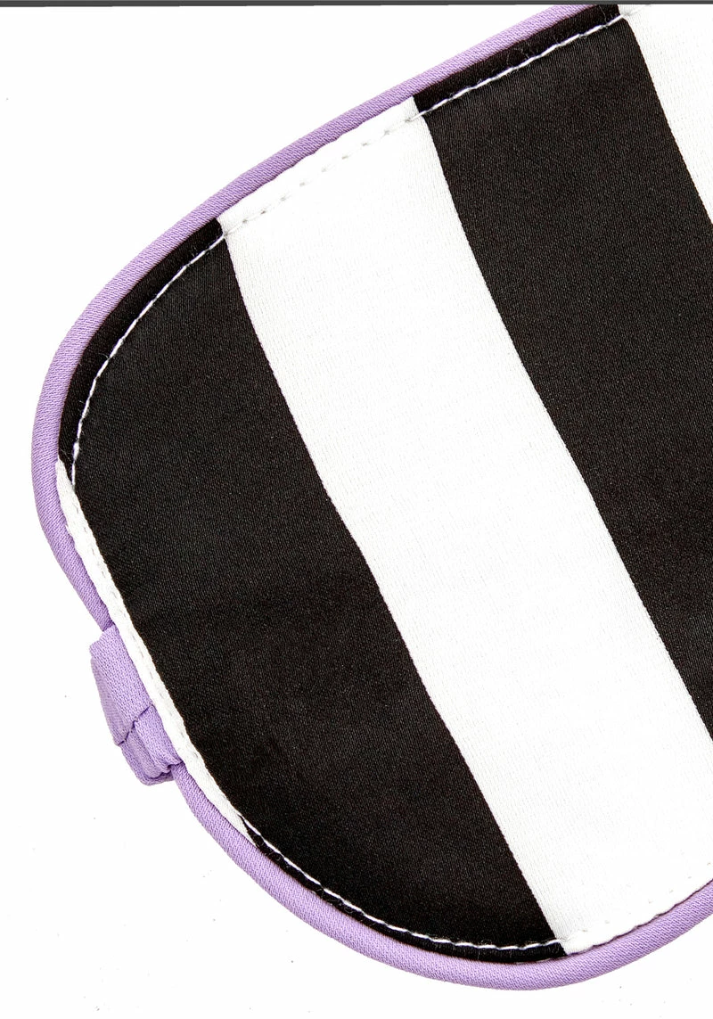 MET1 Beetle Striped Sleep Mask 5 MET1 Beetle Striped Sleep Mask - Image 5