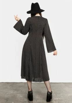 MET1 Chandra 70s Split Midi Dress -Womens Clothing Sales AW21M452 CHANDRA 70S SPLUT DRESS 008 800x