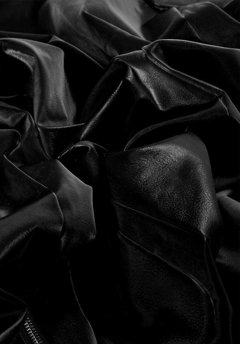 ORI1 Aureole Faux Leather Blazer 11 ORI1 Aureole Faux Leather Blazer - Image 11