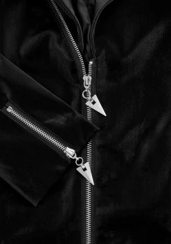 ORI1 Aureole Faux Leather Blazer 19 ORI1 Aureole Faux Leather Blazer -Womens Clothing Sales AW21OC174 AUREOLE FAUX LEATHER BLAZER D 4 800x