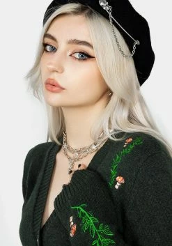 BET1 Fable Embroidered Cardigan 17 BET1 Fable Embroidered Cardigan -Womens Clothing Sales AW22B139 FABLE EMBROIDERED CARDIGAN 012 800x