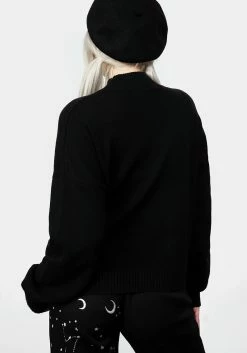 BET1 Chandra Embroidered Jumper -Womens Clothing Sales AW22B140 CHANDRA EMBROIDERED JUMPER 015 800x