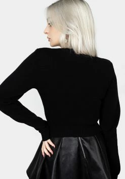 BET1 Esmeray Crop Embroidered Cardigan -Womens Clothing Sales AW22B177 EMERAY CROP EMBROIDERED CARDIGAN 011 800x