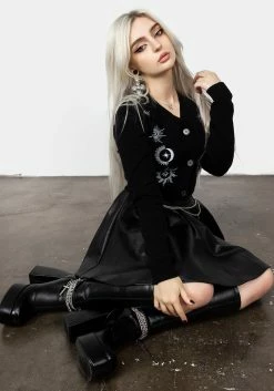 BET1 Esmeray Crop Embroidered Cardigan -Womens Clothing Sales AW22B177 EMERAY CROP EMBROIDERED CARDIGAN 012 800x