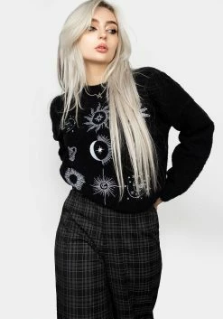 BET1 Esmeray Embroidered Jumper -Womens Clothing Sales AW22B179 ESMERAY EBROIIDERED JUMPER 009 800x