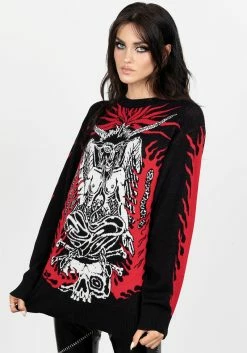 BET1 Baphomet Unisex Crew Jumper