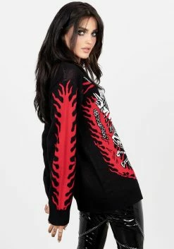 BET1 Baphomet Unisex Crew Jumper -Womens Clothing Sales AW22B180 BaphometUnisexJumper 8 800x
