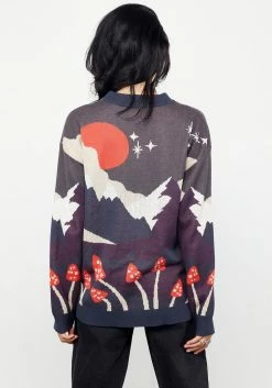 BET1 Faraway Unisex Mock Neck Jumper -Womens Clothing Sales AW22B181 Farawayoversizedjumper1051 800x