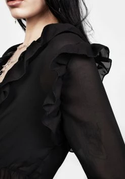 CHI1 Shayla Sheer Frill Tie Dress 14 CHI1 Shayla Sheer Frill Tie Dress -Womens Clothing Sales AW22CL300 Shayla Sheer Frill Tie Dress 007 800x