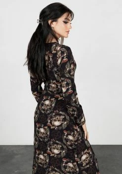 DDS1 Goliath Flared Sleeve Midaxi Dress -Womens Clothing Sales AW22DD145 GoliathFlaredSleeveMidaxiDress 5 a11e96d9 b193 452c 9f3f 6acdeea3e083 800x