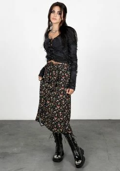 DDS1 Luthien Wrap Midi Skirt -Womens Clothing Sales AW22DD147 LuthienWrapMidiSkirt 5x 800x