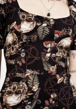 DDS1 Goliath Puff Sleeve Mini Dress -Womens Clothing Sales AW22DD148 Goliath Puff Sleeve Mini Dress 004 800x