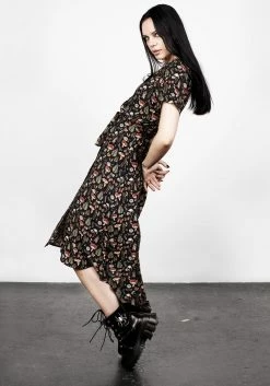 DDS1 Luthien Button Up Shirt Dress -Womens Clothing Sales AW22DD148 Luthien Button Up Shirt Dress 007 800x