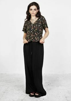 Womens Clothing Sales -Womens Clothing Sales AW22DD150 Luthien Button Up Top 004 800x