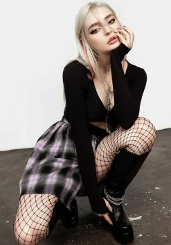 DDS1 Rubella Cut Out Top -Womens Clothing Sales AW22DD288 RUBELLA CUT OUT TOP 016 800x