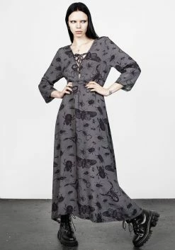 DDS1 Parasite Midaxi Dress -Womens Clothing Sales AW22DD322 Parasite Midaxi Dress 003 800x