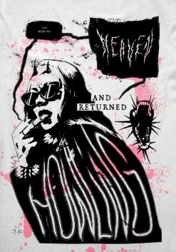 DMT1 Howling Vintage Off White Washed T-Shirt -Womens Clothing Sales AW22DM153 Howling Vintage Off White Washed T Shirt 02 800x