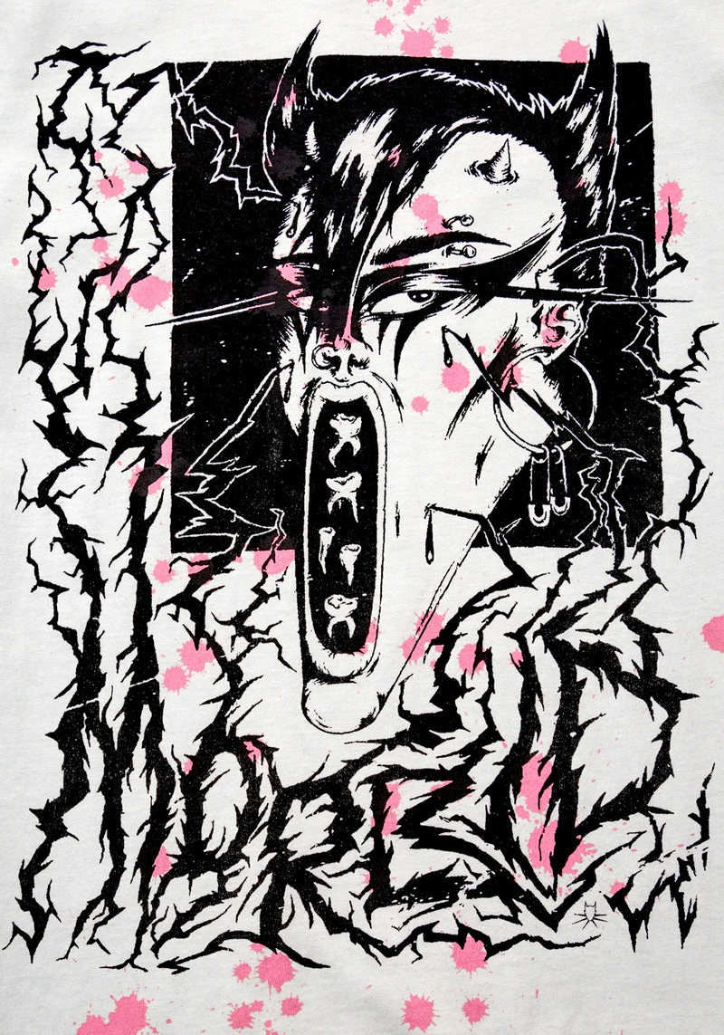 DMT1 Morbid Vintage Off White Washed T-Shirt 10 DMT1 Morbid Vintage Off White Washed T-Shirt - Image 10