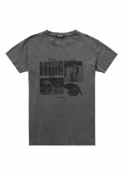 DMT1 Sense Vintage Grey Washed T-Shirt -Womens Clothing Sales AW22DM159 Sense Vintage Grey Washed T Shirt 1 800x