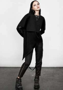 DMT1 Path Of Light Layered Long Sleeve T-shirt -Womens Clothing Sales AW22DM161 PAth Of Light Layered Long Sleeved Top F007 800x