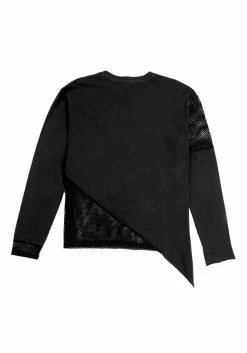 DMT1 Hellbound Layered Fishnet Long Sleeve T-shirt -Womens Clothing Sales AW22DM163 Hellbound Layered Fishnet Long Sleeve T shirt 6 800x