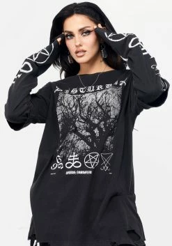 DMT1 Infernal Layered Long Sleeve T-Shirt -Womens Clothing Sales AW22DM224 InfernalMensLongSleeveTshirt452 800x