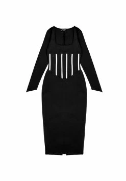 DMT1 Seance Corset Jersey Dress -Womens Clothing Sales AW22DM230 Seance Corset Jersey Dress 01 800x