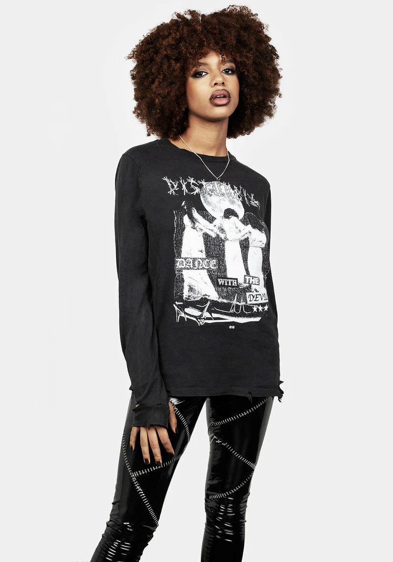 DMT1 Dance With The Devil Long Sleeve T-Shirt - Image 3