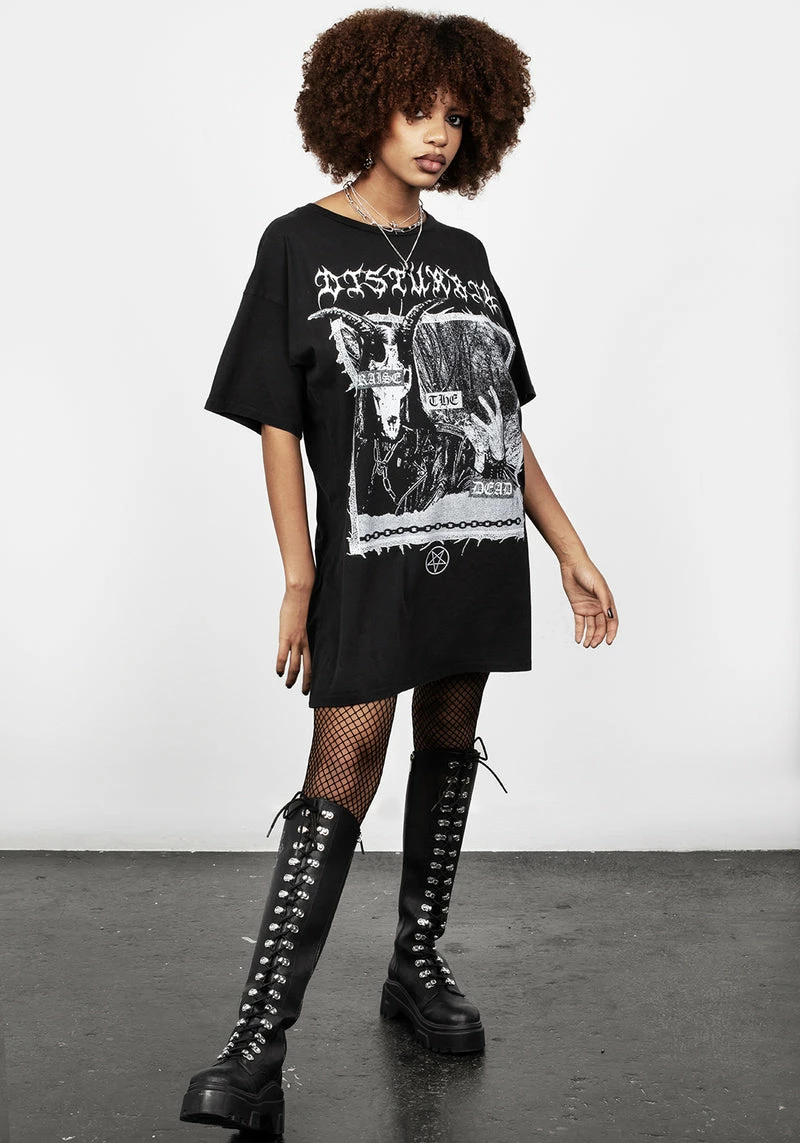DMT1 Raise The Dead Washed Tee Dress 3 DMT1 Raise The Dead Washed Tee Dress - Image 3
