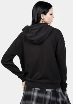 DMT1 Daemon Zip Up Hoody 11 DMT1 Daemon Zip Up Hoody -Womens Clothing Sales AW22DM292 Daemon Hoody 001 800x