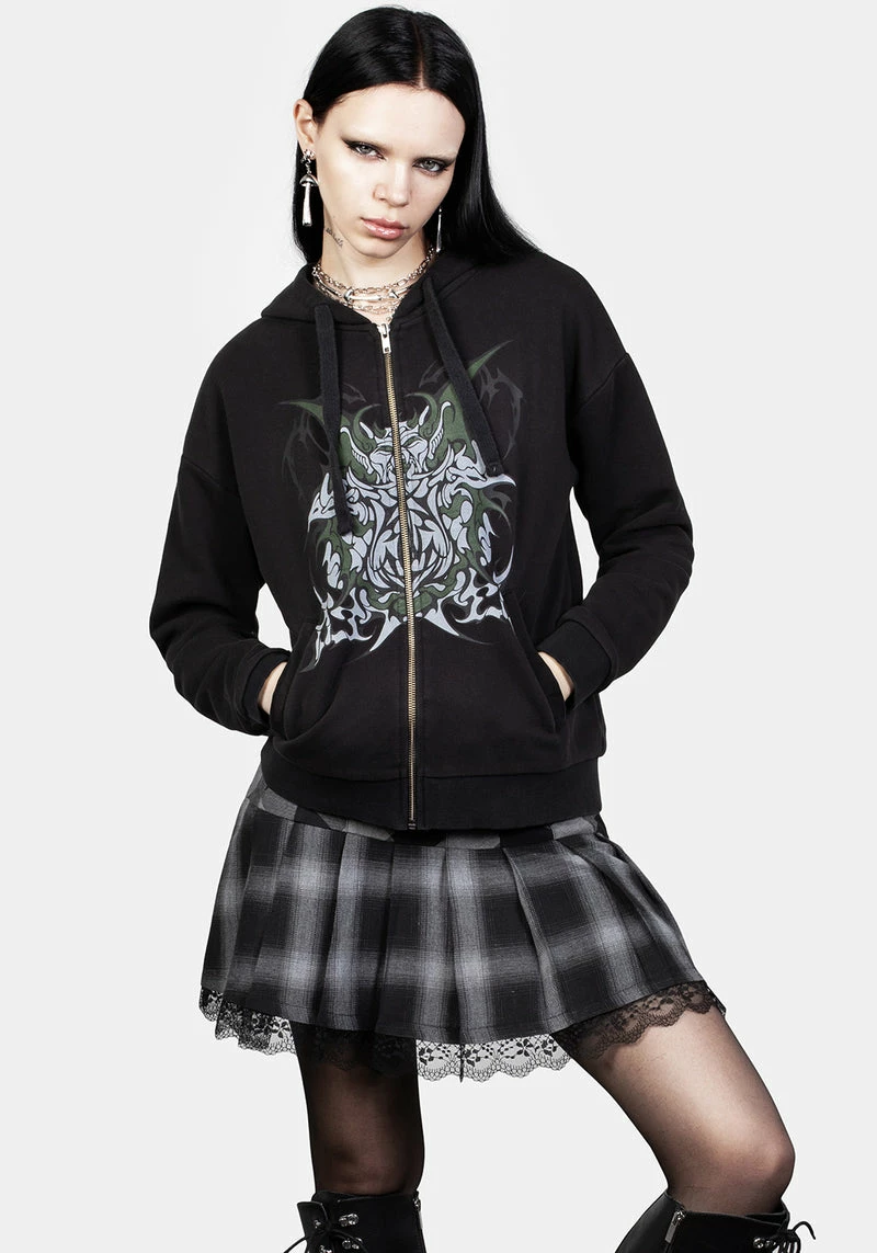 DMT1 Daemon Zip Up Hoody 7 DMT1 Daemon Zip Up Hoody - Image 7