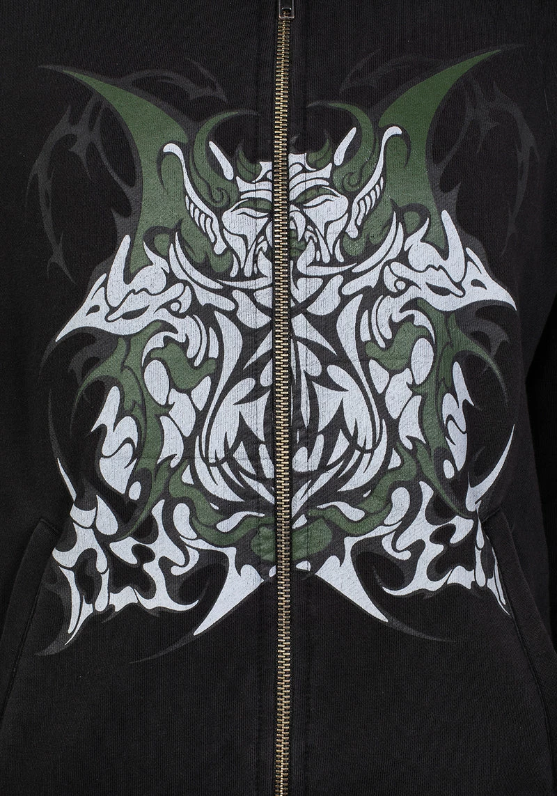 DMT1 Daemon Zip Up Hoody 2 DMT1 Daemon Zip Up Hoody - Image 2